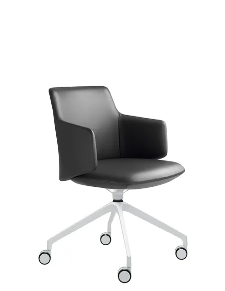Конференц-кресло LD SEATING MELODY MEETING 360, F75-N0 на колесах | Kreslalux
