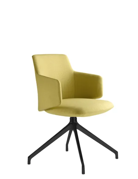 Конференц-кресло LD SEATING MELODY MEETING 360, F70-N1 на алюминиевой крестовине | Kreslalux