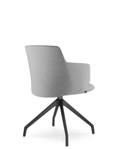 Конференц-кресло LD SEATING MELODY MEETING 360, F90-BL на ножках - цена Киев, Днепр, Одесса, Львов, Харьков