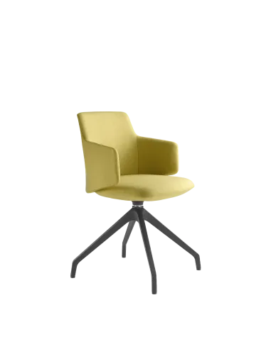 Конференц-кресло LD SEATING MELODY MEETING 360, F90-BL на ножках - цена Киев, Днепр, Одесса, Львов, Харьков