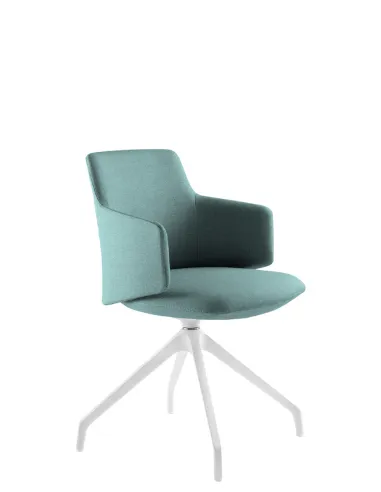 Конференц-кресло LD SEATING MELODY MEETING 360, F90-WH на ножках - цена Киев, Днепр, Одесса, Львов, Харьков