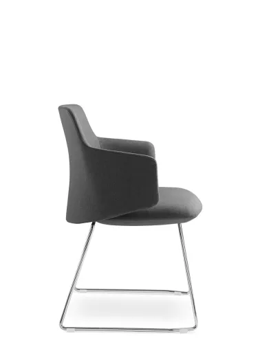 Конференц-кресло LD SEATING MELODY MEETING 360-Q-N4 на полозьях- цена Киев, Днепр, Одесса, Львов, Харьков