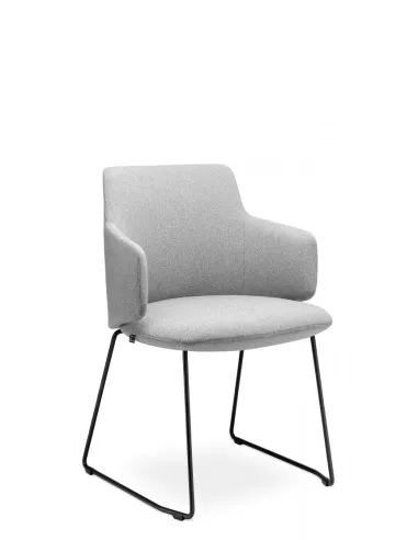 Конференц-кресло LD SEATING MELODY MEETING 360-Q-N1 на полозьях - цена Киев, Днепр, Одесса, Львов, Киев