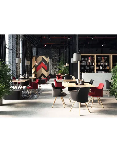 Конференц-кресло LD SEATING MELODY MEETING 360-D на ножках - цена Киев, Днепр, Одесса, Львов, Харьков