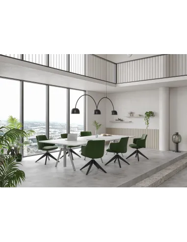 Конференц-кресло LD SEATING MELODY MEETING 360, FW на ножках - цена Киев, Днепр, Одесса, Львов, Харьков