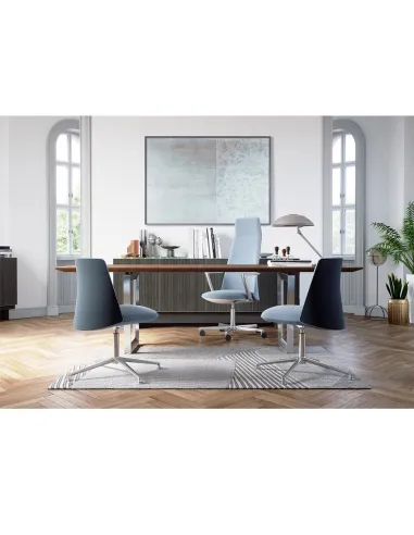 Кресло LD SEATING MELODY DESIGN 795-FR, F40-N0 тканевое, с высокой спинкой - цена Киев, Днепр, Одесса, Львов, Харьков