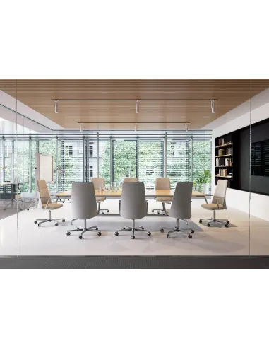 Кресло LD SEATING MELODY DESIGN 785-FR, F40-N0 тканевое, со средней спинкой - цена Киев, Днепр, Одесса, Львов, Харьков