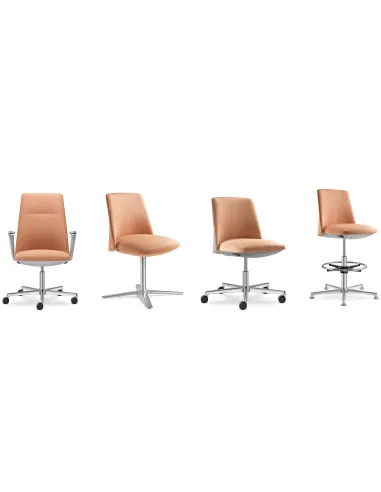 Кресло LD SEATING MELODY DESIGN 770, F25-N1 тканевое, для посетителей - цена Киев, Днепр, Одесса, Львов, Харьков