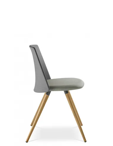 Кресло LD SEATING MELODY CHAIR 361-D для посетителей, на ножках - цена Киев, Днепр, Одесса, Львов, Харьков