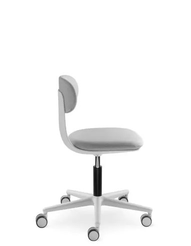 Кресло LD SEATING ZOE 220-WH для посетителей, на колесах - цена Киев, Днепр, Одесса, Львов, Харьков