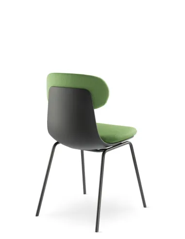 Кресло LD SEATING ZOE 221-BL-N1 для посетителей, на ножках - цена Киев, Днепр, Одесса, Львов, Харьков