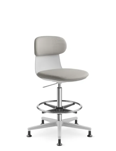 Кресло LD SEATING ZOE 223-GR, поворотное, с высоким газлифтом | Kreslalux