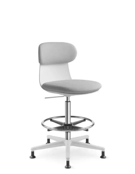 Кресло LD SEATING ZOE 223-WH, поворотное, с высоким газлифтом | Kreslalux