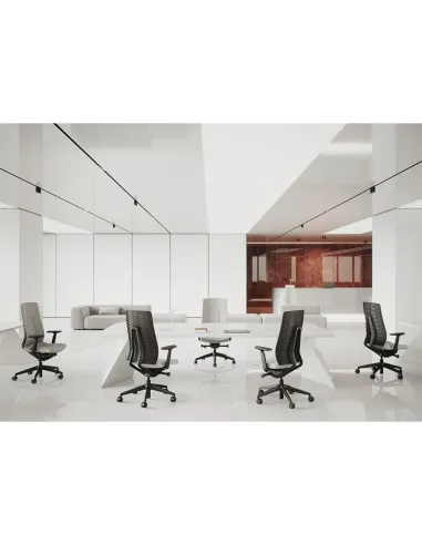 Кресло LD SEATING FOLLOWME 451-SYQ-N1, эргономичное с гибкой спинкой - цена Киев, Днепр, Одесса, Львов, Харьков