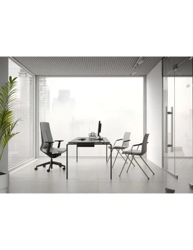 Кресло LD SEATING FOLLOWME 451-SYQ-N1, эргономичное с гибкой спинкой - цена Киев, Днепр, Одесса, Львов, Харьков