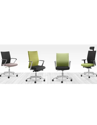 Кресло LD SEATING ELEMENT 430-SYS, эргономичное, с высокой спинкой - цена Киев, Днепр, Одесса, Львов, Харков