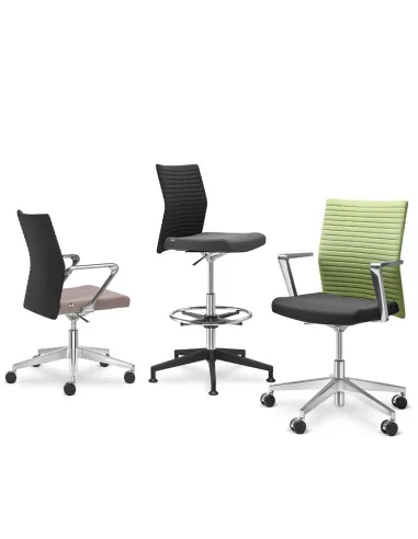 Кресло LD SEATING ELEMENT 445, поворотное, с высоким газлифтом- цена Киев, Днепр, Одесса, Львов, Харьков