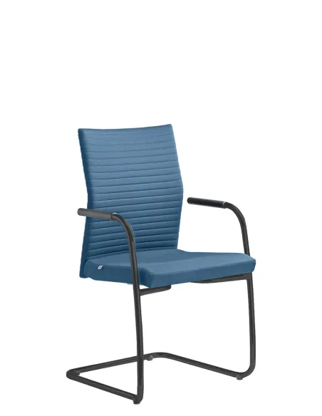 Кресло LD SEATING ELEMENT 440-Z-N1 для посетителей, на полозьях | Kreslalux