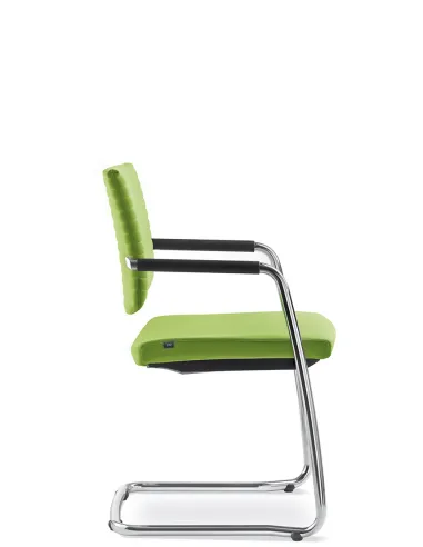 Кресло LD SEATING ELEMENT 444-Z-N4 для посетителей, на полозьях - цена Киев, Днепр, Одесса, Львов, Харьков