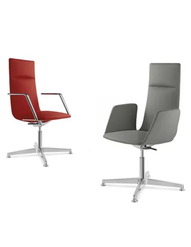 Кресло LD SEATING HARMONY MODERN 885, F34-N6 кожаное, со средней спинкой - цена Киев, Днепр, Одесса, Львов, Харьков