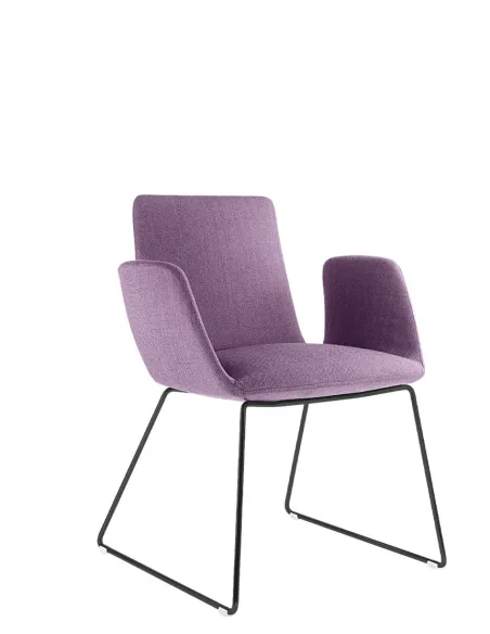 Конференц-кресло LD SEATING HARMONY MODERN 870-Q-N1 на полозьях | Kreslalux