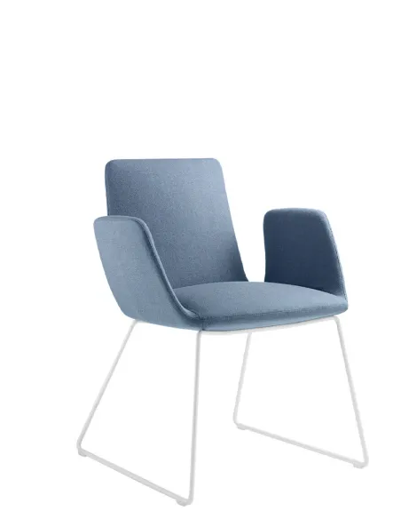 Конференц-крісло LD SEATING HARMONY MODERN 870-Q-N0 на полозах | Kreslalux