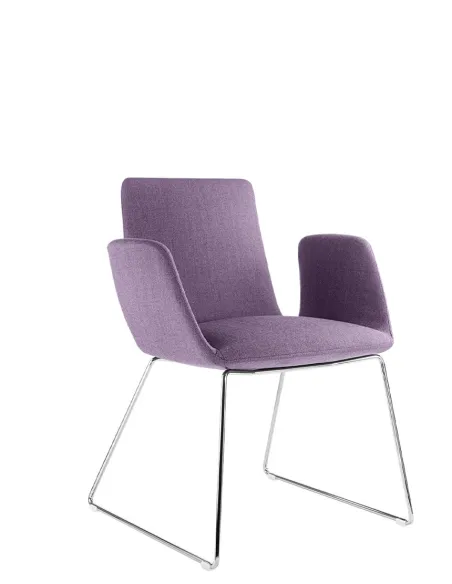 Конференц-крісло LD SEATING HARMONY MODERN 870-Q-N4 на полозах | Kreslalux