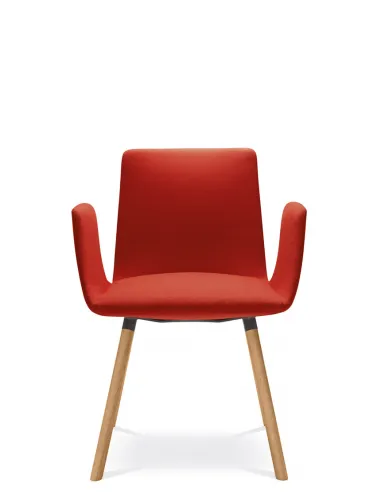 Конференц-кресло LD SEATING HARMONY MODERN 870-D, на деревянных ножках - цена Киев, Днепр, Одесса, Львов, Харьков