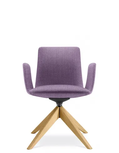 Конференц-кресло LD SEATING HARMONY MODERN 870, FW на деревянных ножках - цена Киев, Днепр, Одесса, Львов, Харьков