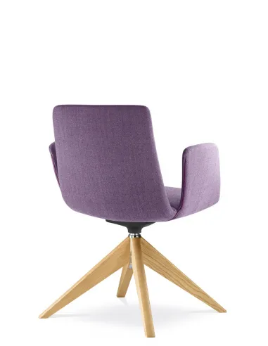 Конференц-кресло LD SEATING HARMONY MODERN 870, FW на деревянных ножках - цена Киев, Днепр, Одесса, Львов, Харьков