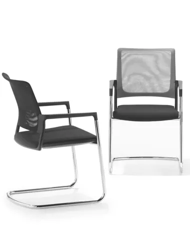 Кресло KLOBER MERA MER46, для посетителей, на полозьях - цена Киев, Днепр, Одесса, Львов, Харьков