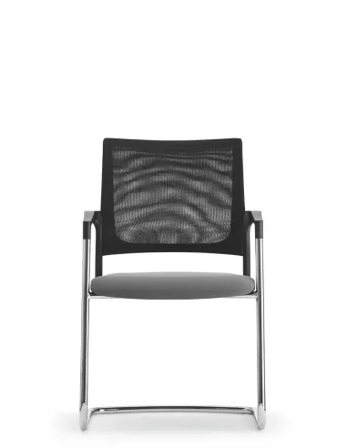 Кресло KLOBER MERA MER46, для посетителей, на полозьях - цена Киев, Днепр, Одесса, Львов, Харьков