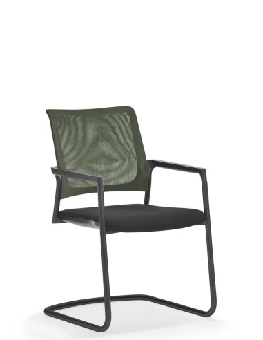 Кресло KLOBER MERA MER46, для посетителей, на полозьях - цена Киев, Днепр, Одесса, Харьков, Львов