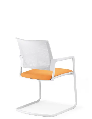 Кресло KLOBER MERA MER46, для посетителей, на полозьях - цена Киев, Днепр, Одесса, Львов, Харьков, Ивано-Франковск, Черновцы