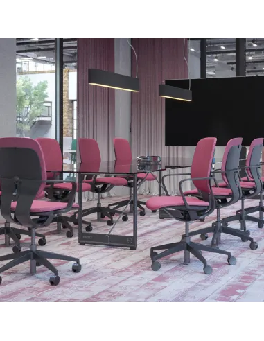 Кресло KLOBER LIM PADDED, P990 для оператора, черный корпус - цена Киев, Одесса, Днепр, Харьков, Львов