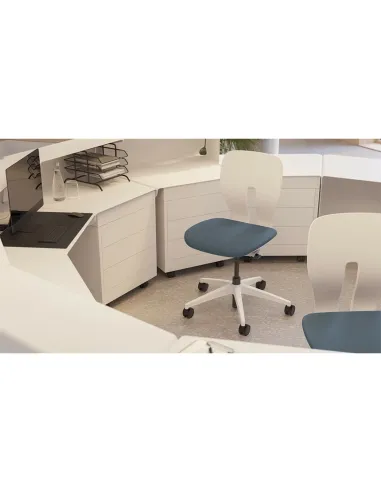 Кресло KLOBER LIM PURE, для оператора, белый корпус - цена Киев, Днепр, Одесса, Львов, Харьков