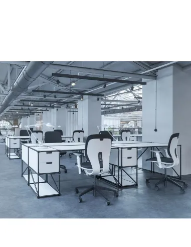 Крісло KLOBER LIM PADDED, P990 для оператора, світло-сірий корпус - ціна Київ, Дніпро, Одеса, Львів, Харків