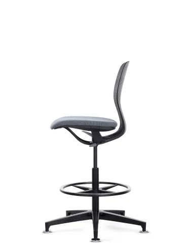 Кресло KLOBER LIM 98 поворотное, с высоким газлифтом, белый корпус- цена Киев, Днепр, Одесса, Львов, Харьков