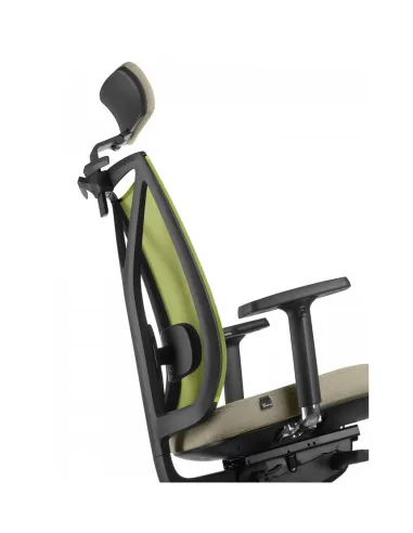 Кресло LD SEATING LEAF 503-SYS, HO эргономичное, черный корпус _ цена Киев, Днепр, Одесса, Львов, Харьков