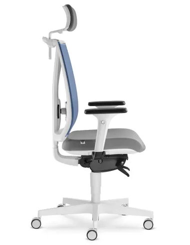 Кресло LD SEATING LEAF 504-SYS, HO эргономичное, белый корпус - цена Киев, Днепр, Одесса, Львов, Харьков