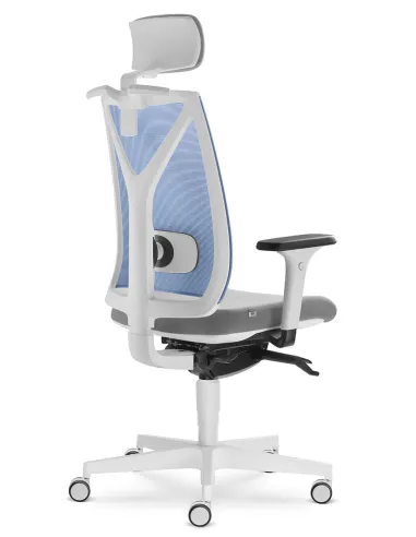 Кресло LD SEATING LEAF 504-SYS, HO эргономичное, белый корпус - цена Киев, Днепр, Одесса, Львов, Харьков