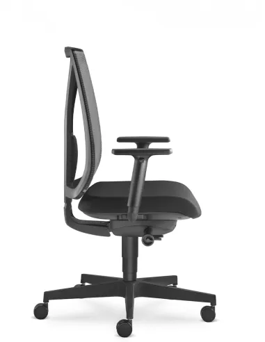 Кресло LD SEATING LEAF 503-SYA эргономичное, черный корпус - цена Киев, Днепр, Одесса, Львов, Харьков