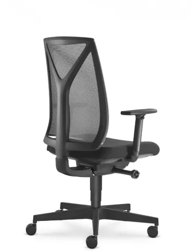 Кресло LD SEATING LEAF 503-SYA эргономичное, черный корпус - цена Киев, Днепр, Одесса, Львов, Харьков
