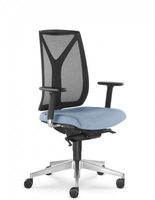 Крісло LD SEATING LEAF 503-SYS ергономічне, чорний корпус