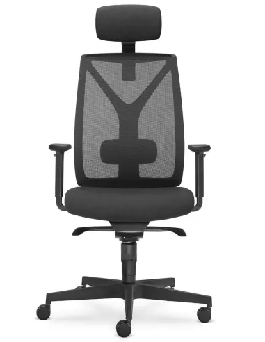 Кресло LD SEATING LEAF 503-SY, HO эргономичное, черный корпус - цена Киев, Днепр, Одесса, Львов, Харьков