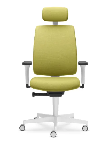 Кресло LD SEATING LEAF 501-SYA, HO эргономичное, белый корпус - цена Киев, Днепр, Одесса, Львов, Харьков