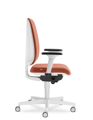 Кресло LD SEATING LEAF 501-SYA эргономичное, белый корпус - цена Киев, Днепр, Одесса, Львов, Харьков