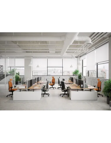 Кресло LD SEATING LEAF 501-SYA эргономичное, белый корпус - цена Киев, Днепр, Одесса, Львов, Харьков