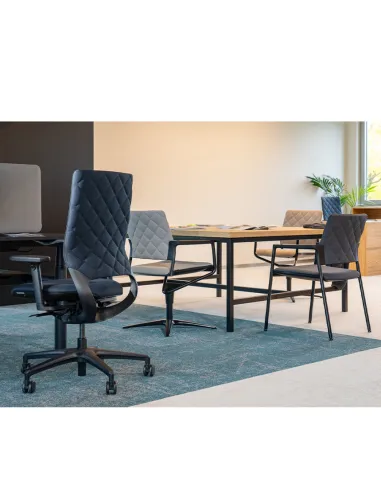 Кресло KLOBER MERA DIAMOND 94 (BLACK), эргономичное, для дома и офиса - цена Киев, Днепр, Одесса, Львов, Харьков