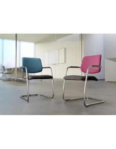 Кресло LD SEATING THEO@ 262-Z-N1 для посетителей, на полозьях - цена Киев, Днепр, Одесса, Львов, Харьков